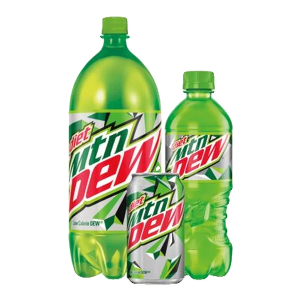 Mountain Dew Mountain Dew Diet catalog identity card; not package photography