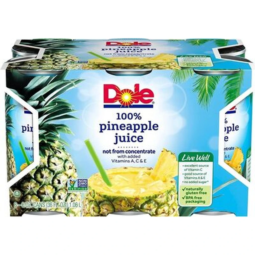 Dole Dole Pineapple Juice catalog identity card; not package photography