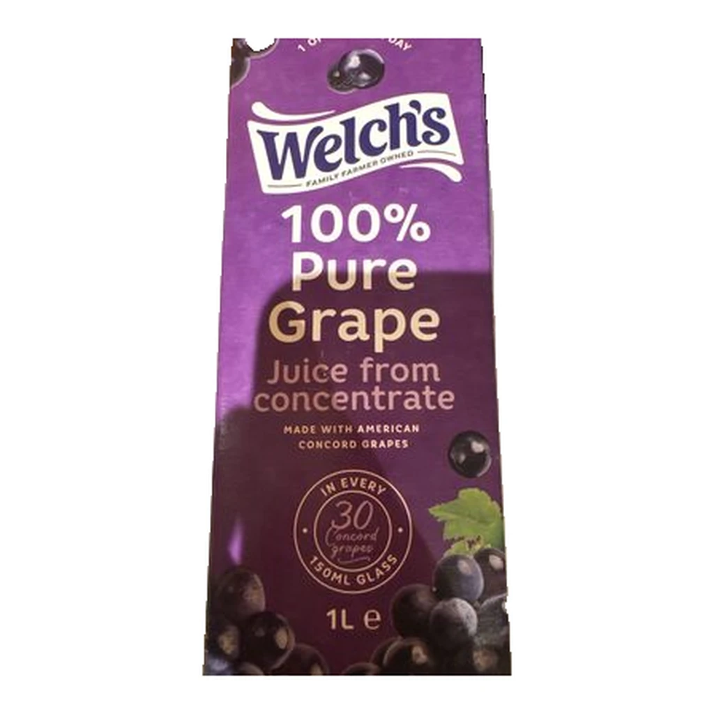 Welch’s Welch’s 100% Grape Juice catalog identity card; not package photography