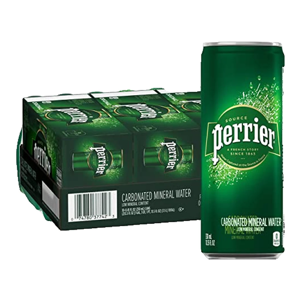 Perrier Perrier carbonated mineral water catalog identity card; not package photography